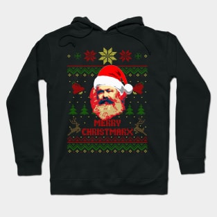 Karl Marx Merry Christmarx Hoodie